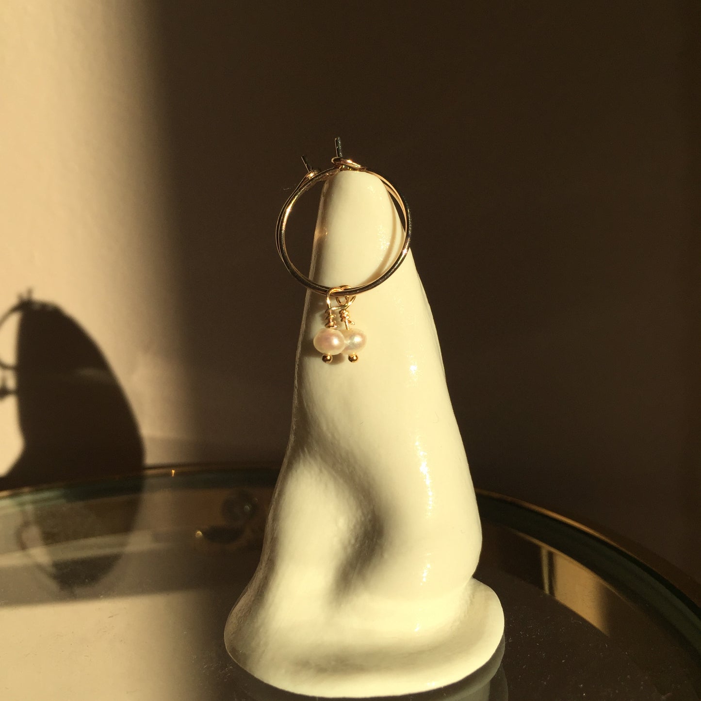 Boucles d'Oreilles Grace - Perle de culture